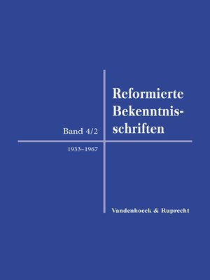 cover image of Reformierte Bekenntnisschriften